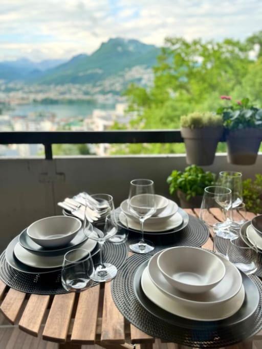 Panorama Suite In Lugano - Pazzallo Парадизо Экстерьер фото